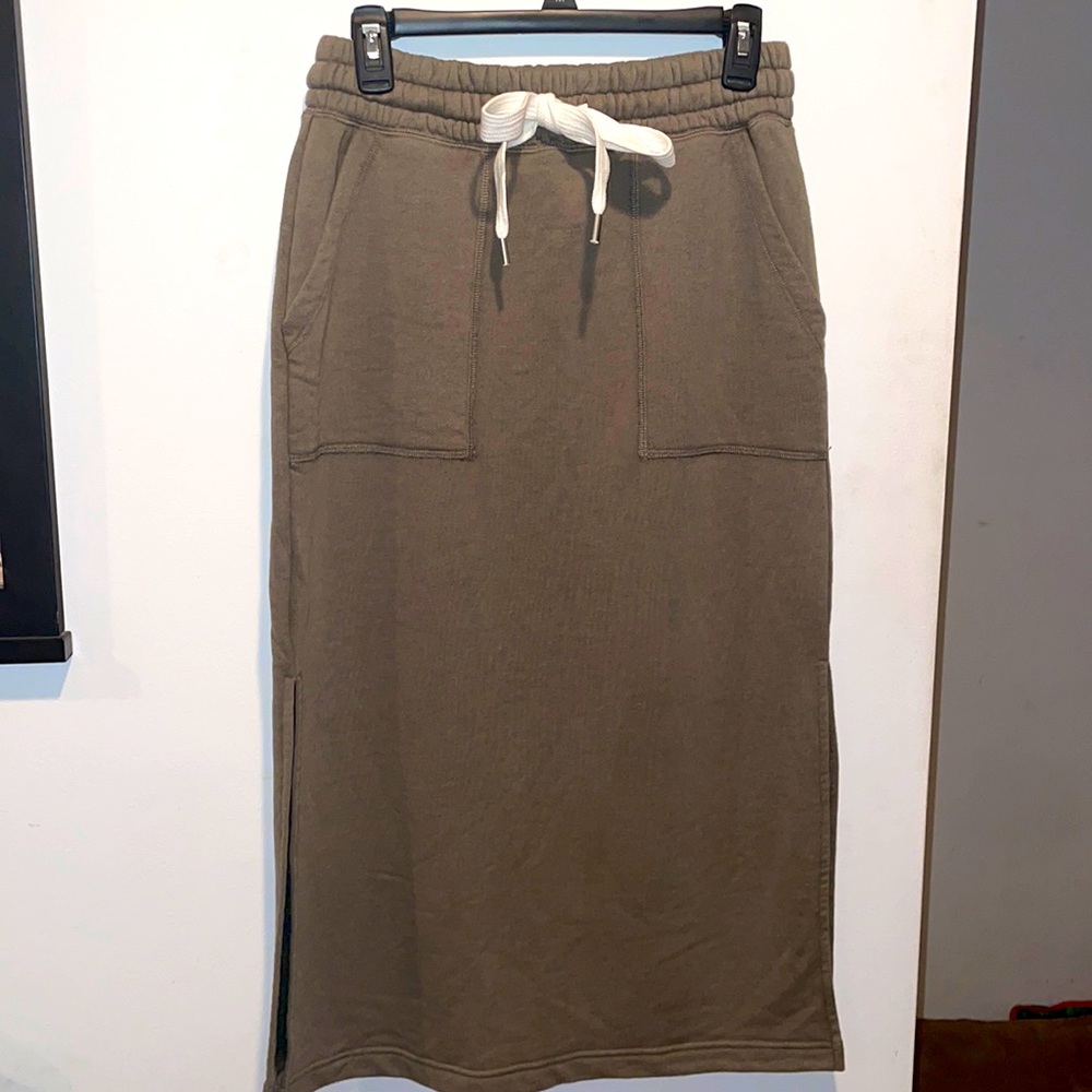 Fall Collection - Olive Green Sweatskirt 🫒